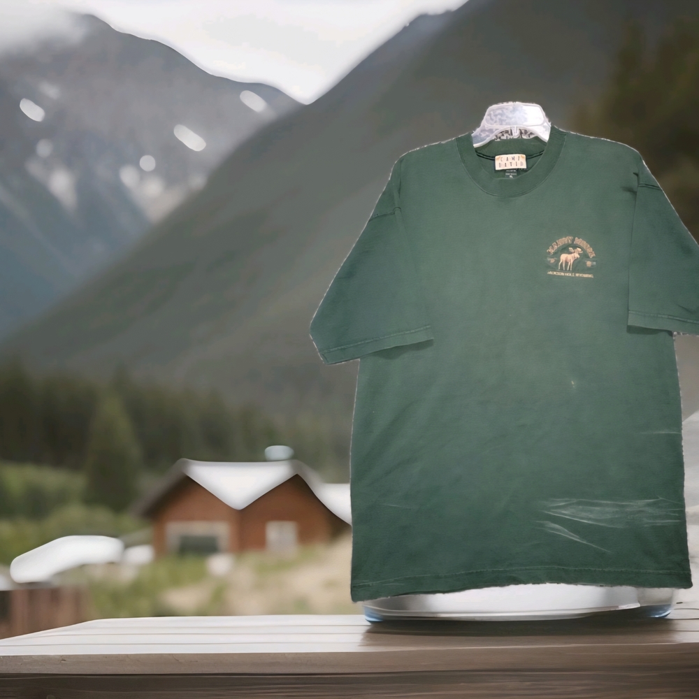 Charles David Forest Green Graphic Tee